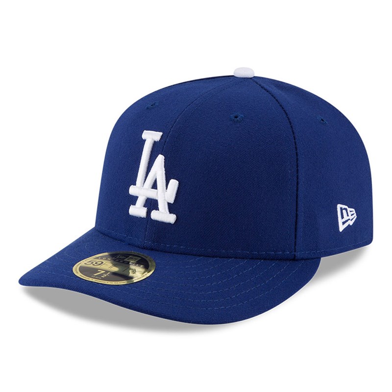 Blue New Era La Dodgers Authentic Collection Low Profile Cap 59fifty | WFOK01683