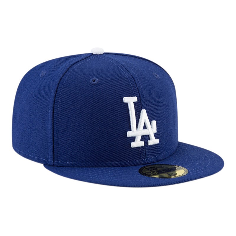 Blue New Era La Dodgers Authentic On Field Game Cap 59fifty | XKHM38657