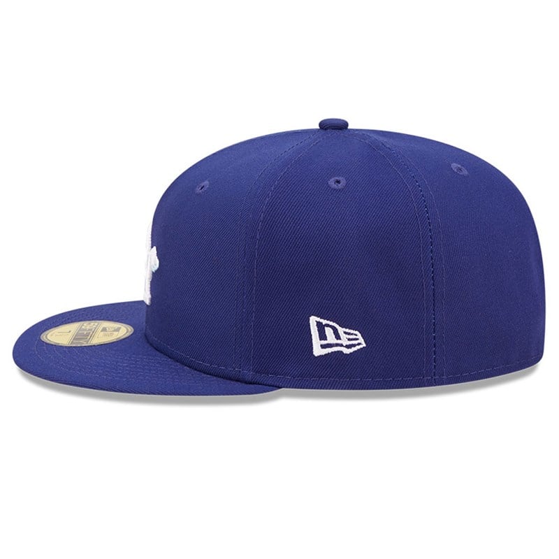 Blue New Era La Dodgers Comic Cloud Fitted Cap 59fifty | YPNH12907