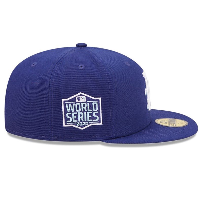 Blue New Era La Dodgers Comic Cloud Fitted Cap 59fifty | YPNH12907