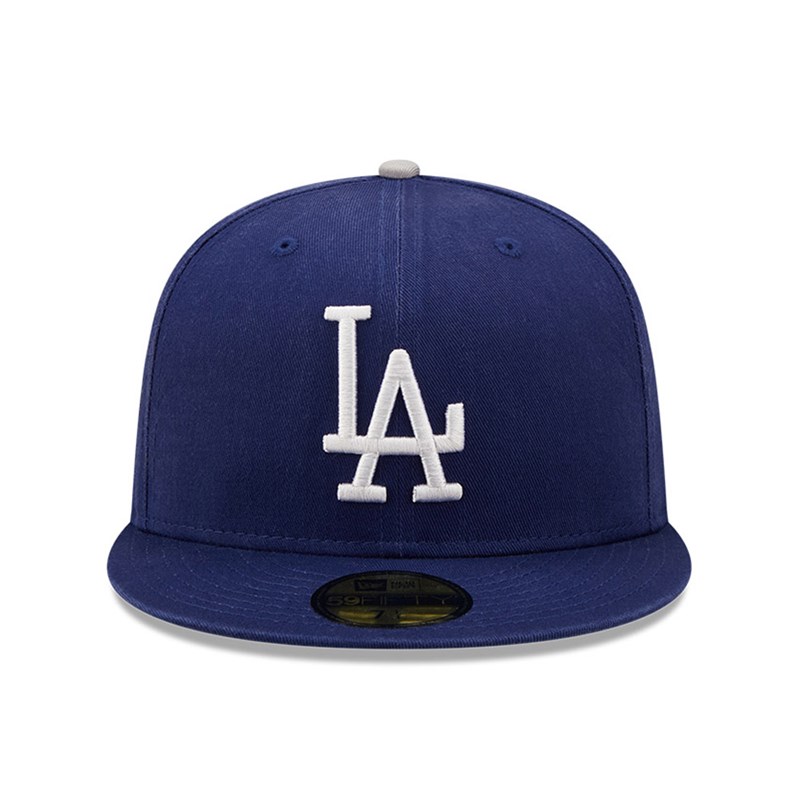 Blue New Era La Dodgers Cooperstown Patch Cap 59fifty | QUKR05271