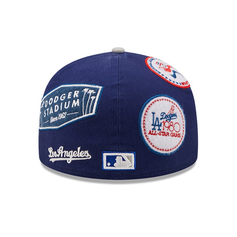 Blue New Era La Dodgers Cooperstown Patch Cap 59fifty | QUKR05271