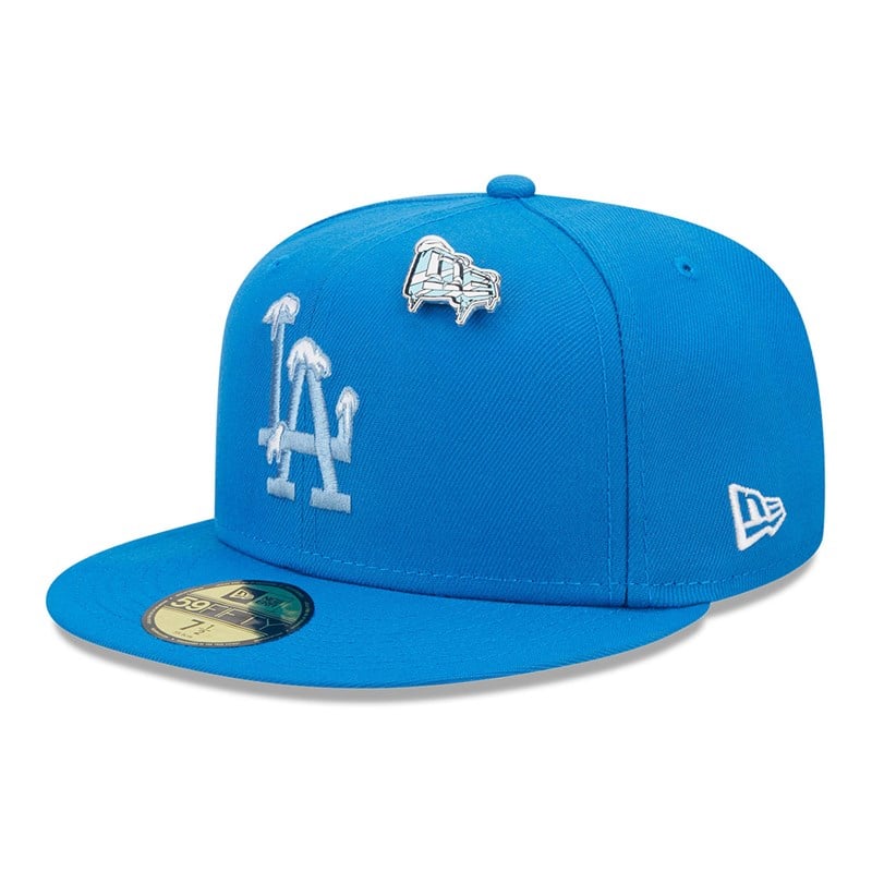 Blue New Era La Dodgers Day Fitted Cap 59fifty | LYRV84973