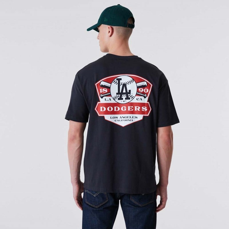 Blue New Era La Dodgers Graphic Oversized T-Shirt | ZPID84729