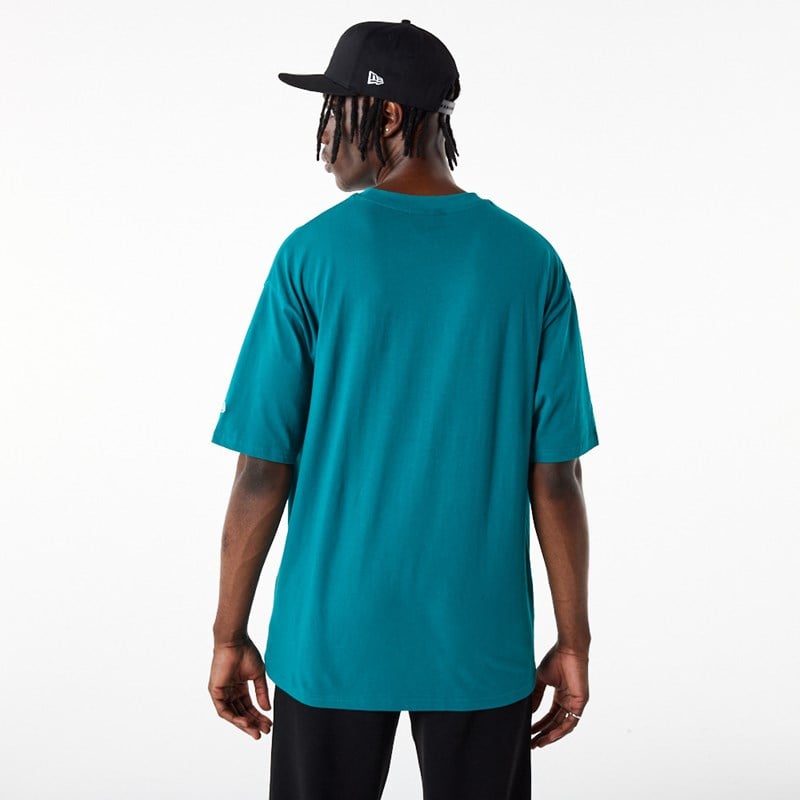 Blue New Era La Dodgers League Essential Oversized T-Shirt | DKLH28347