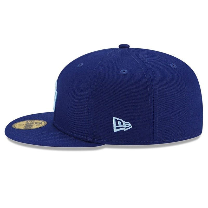 Blue New Era La Dodgers MLB Cloud Fitted Cap 59fifty | GDAX24569