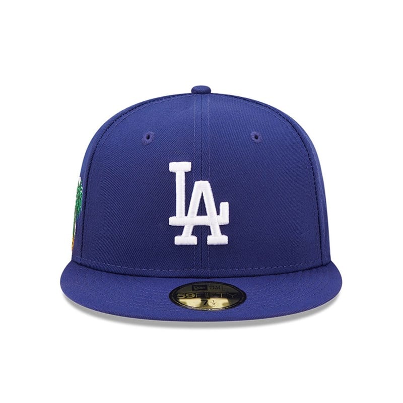 Blue New Era La Dodgers MLB Cloud Fitted Cap 59fifty | PVIW07259