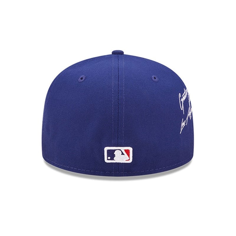 Blue New Era La Dodgers MLB Cloud Fitted Cap 59fifty | PVIW07259