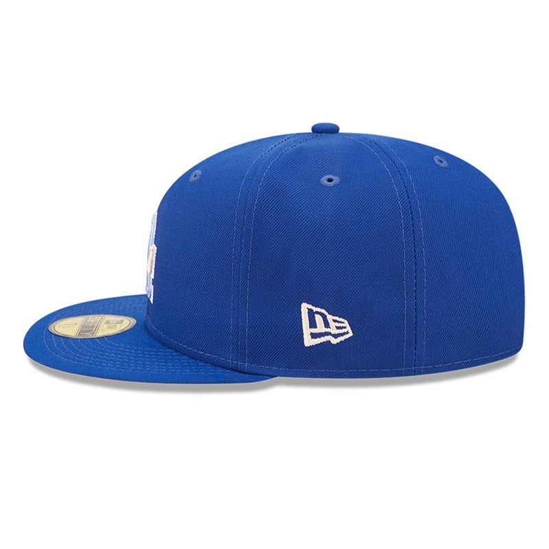 Blue New Era La Dodgers MLB Nightbreak Team Fitted Cap 59fifty | UXFZ68947