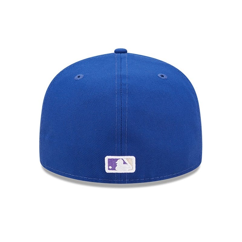 Blue New Era La Dodgers MLB Nightbreak Team Fitted Cap 59fifty | UXFZ68947