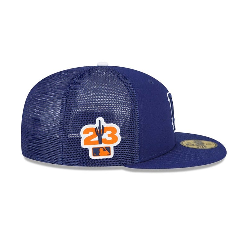 Blue New Era La Dodgers MLB Spring Training Fitted Cap 59fifty | BCFX37951