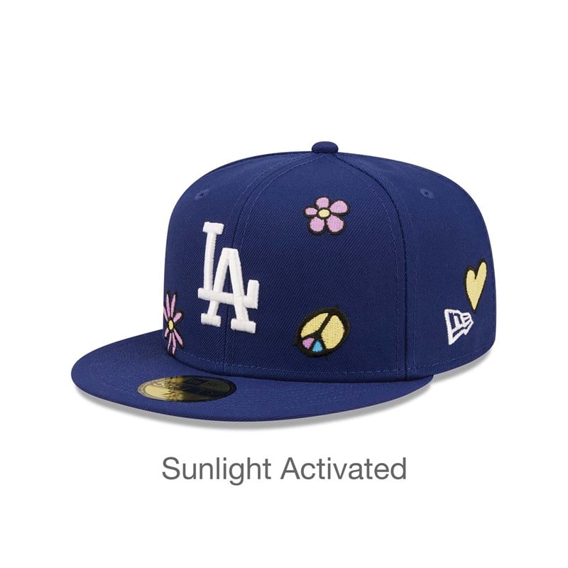 Blue New Era La Dodgers MLB Sunlight Pop Cap 59fifty | UIWC95163