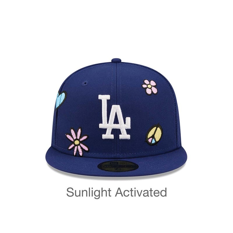 Blue New Era La Dodgers MLB Sunlight Pop Cap 59fifty | UIWC95163