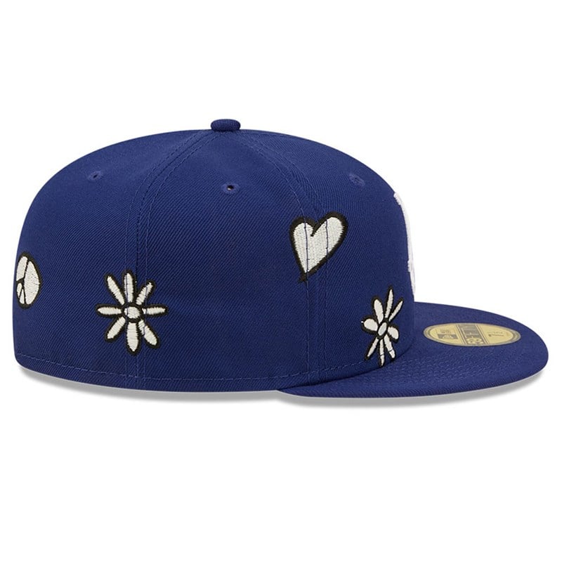 Blue New Era La Dodgers MLB Sunlight Pop Cap 59fifty | UIWC95163