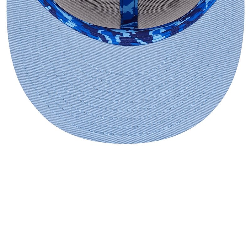 Blue New Era La Dodgers Monocamo Fitted Cap 59fifty | TIPR74203