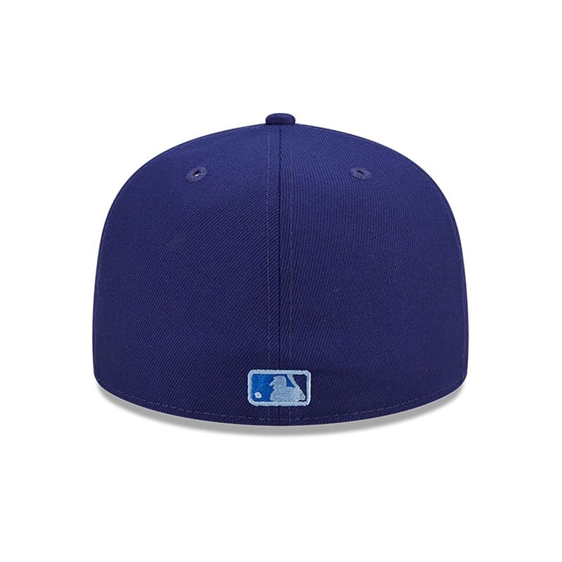 Blue New Era La Dodgers Monocamo Fitted Cap 59fifty | TIPR74203