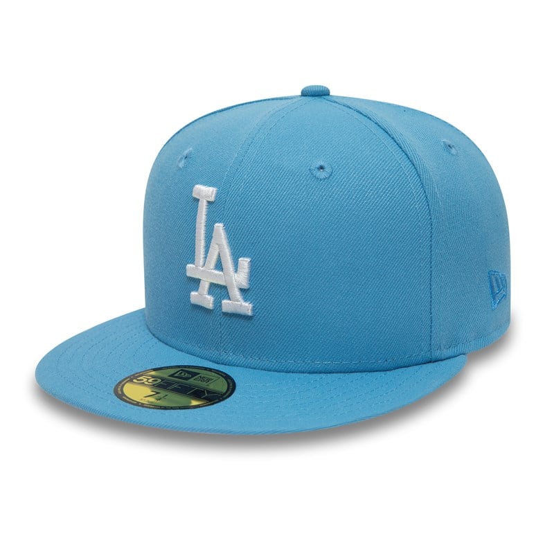 Blue New Era La Dodgers Pastel Fitted Cap 59fifty | IEFN98053