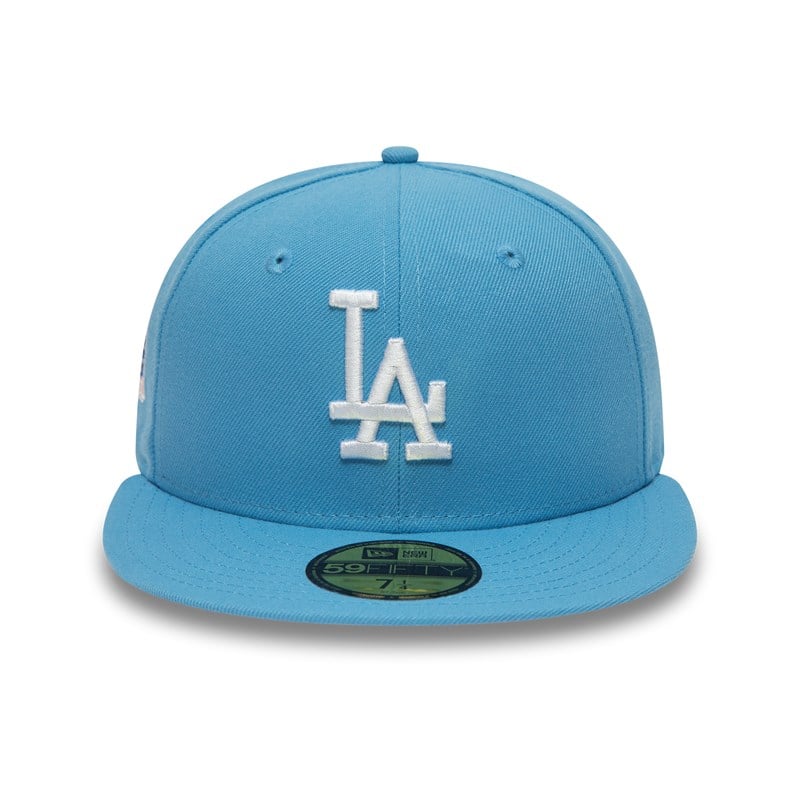 Blue New Era La Dodgers Pastel Fitted Cap 59fifty | IEFN98053