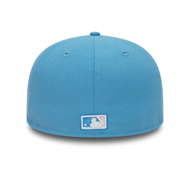 Blue New Era La Dodgers Pastel Fitted Cap 59fifty | IEFN98053