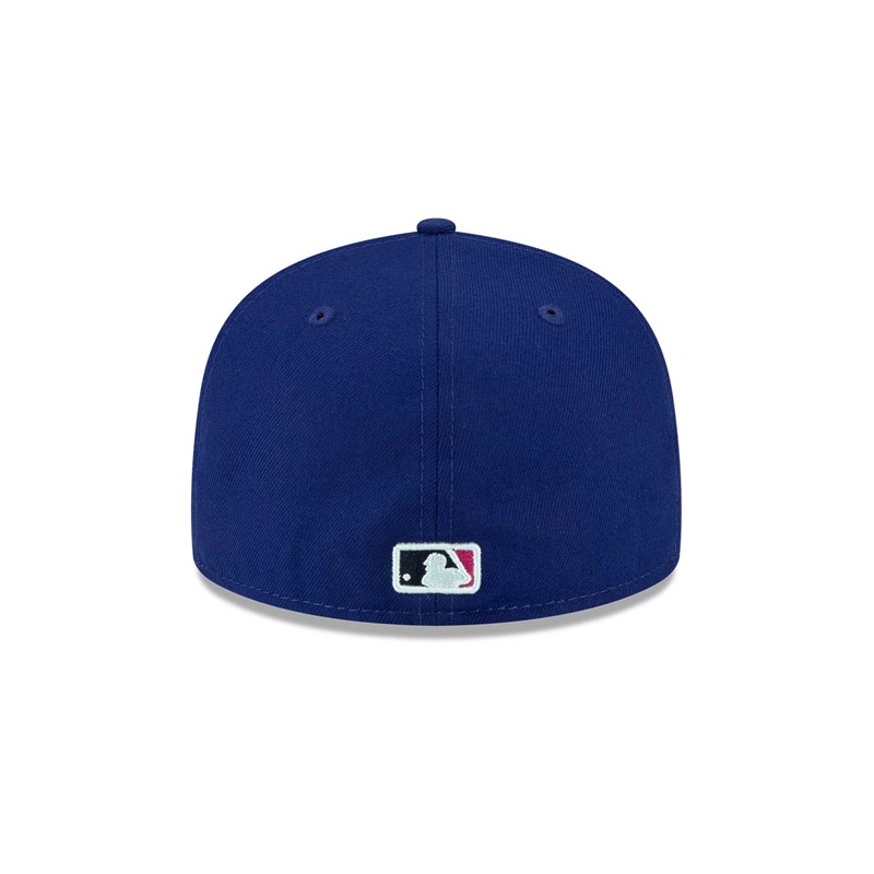 Blue New Era La Dodgers Polarlights Fitted Cap 59fifty | YAOF17832