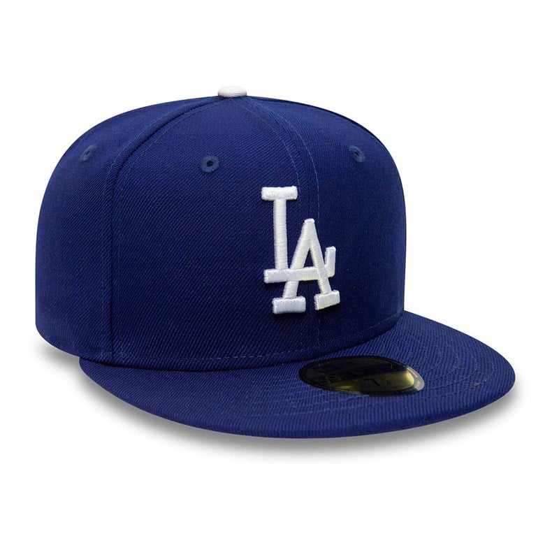 Blue New Era La Dodgers Premium Authentic On Field Game Wool Fitted Cap 59fifty | SIMR21386