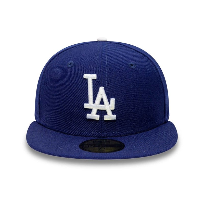 Blue New Era La Dodgers Premium Authentic On Field Game Wool Fitted Cap 59fifty | SIMR21386