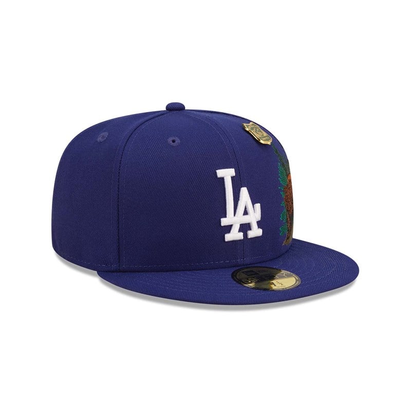 Blue New Era La Dodgers State Park Fitted Cap 59fifty | HRUS83759