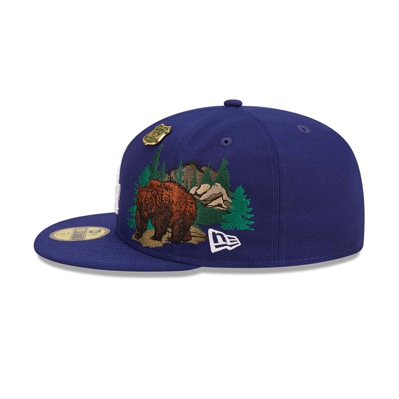 Blue New Era La Dodgers State Park Fitted Cap 59fifty | HRUS83759