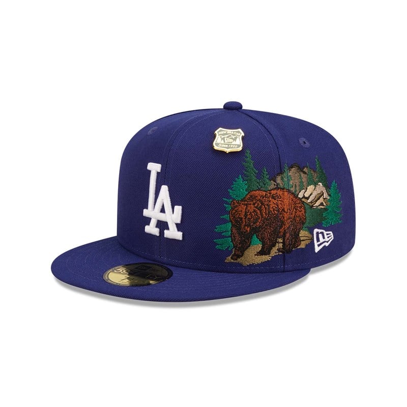 Blue New Era La Dodgers State Park Fitted Cap 59fifty | HRUS83759