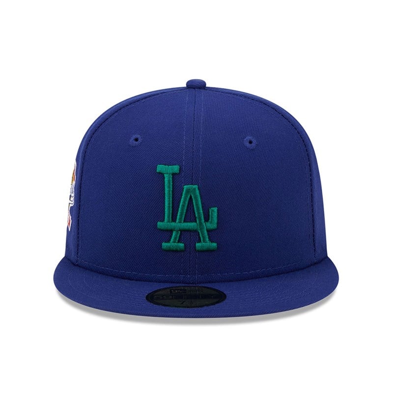 Blue New Era La Dodgers State Tartan Fitted Cap 59fifty | JESP31850