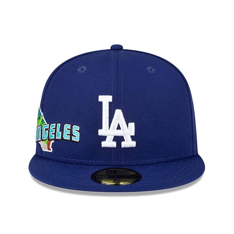 Blue New Era La Dodgers Stateview Fitted Cap 59fifty | ORIZ14680