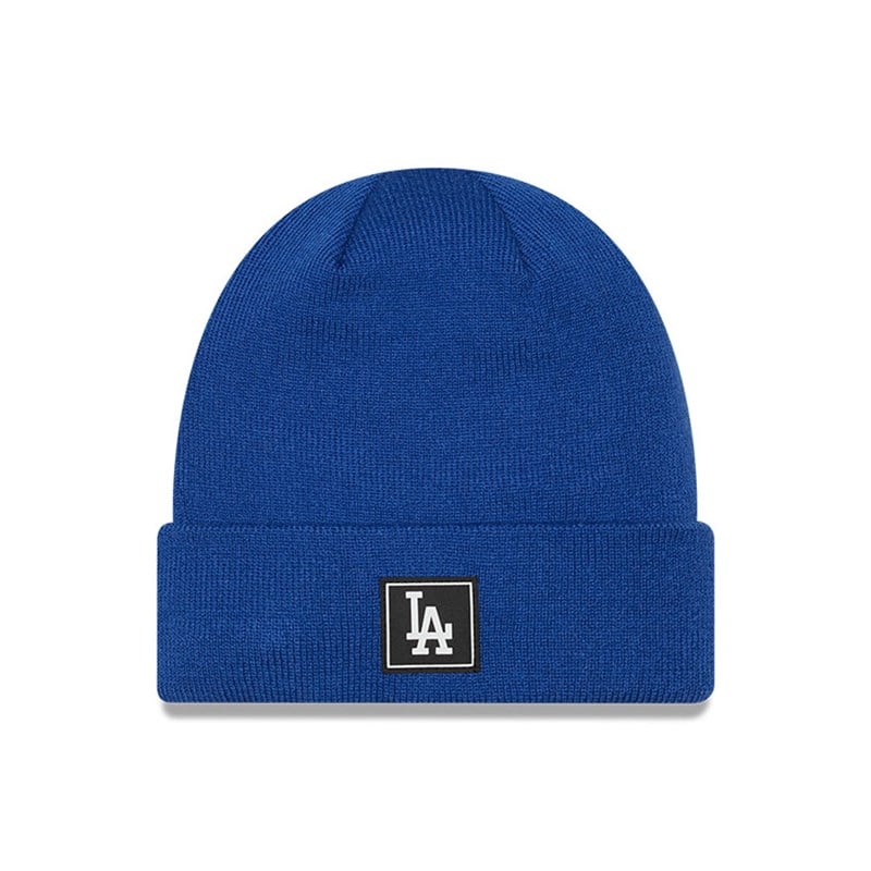 Blue New Era La Dodgers Team Beanie Hat Knit | VHBG31682