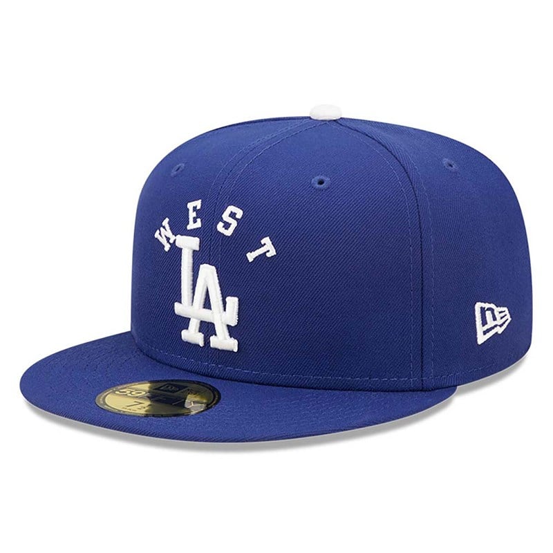 Blue New Era La Dodgers Team League Fitted Cap 59fifty | TGZU10938