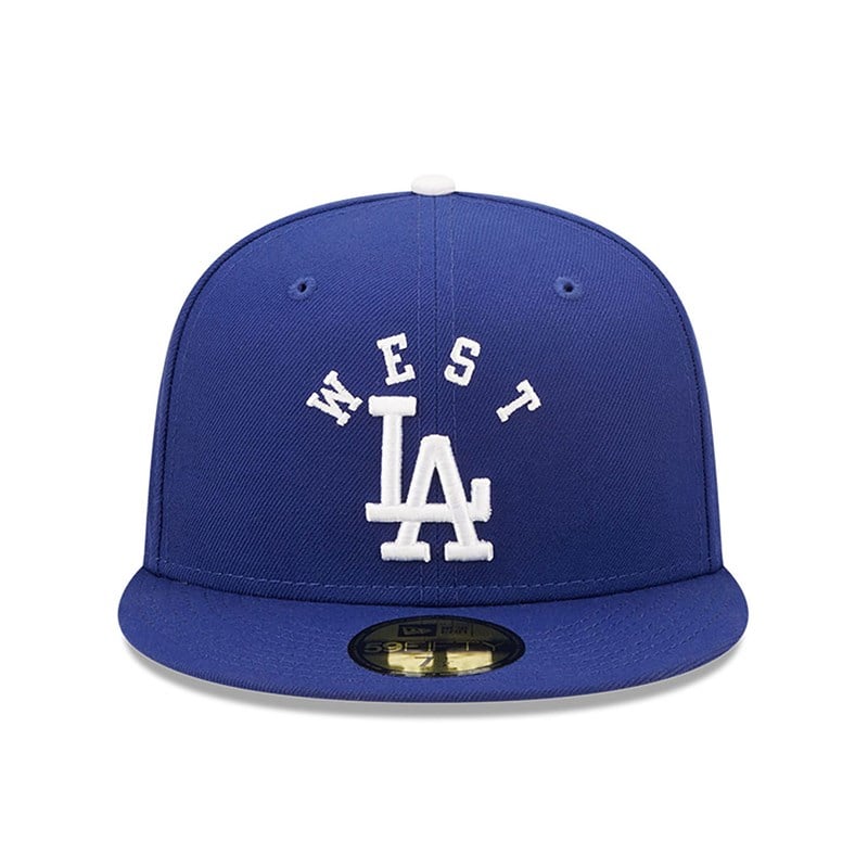 Blue New Era La Dodgers Team League Fitted Cap 59fifty | TGZU10938