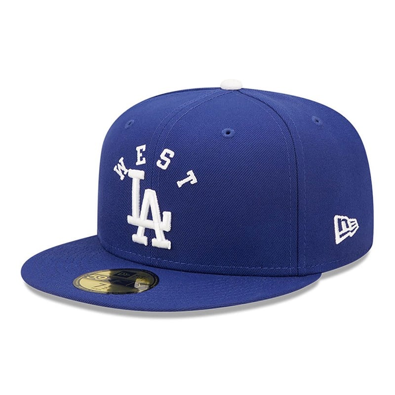 Blue New Era La Dodgers Team League Fitted Cap 59fifty | TGZU10938