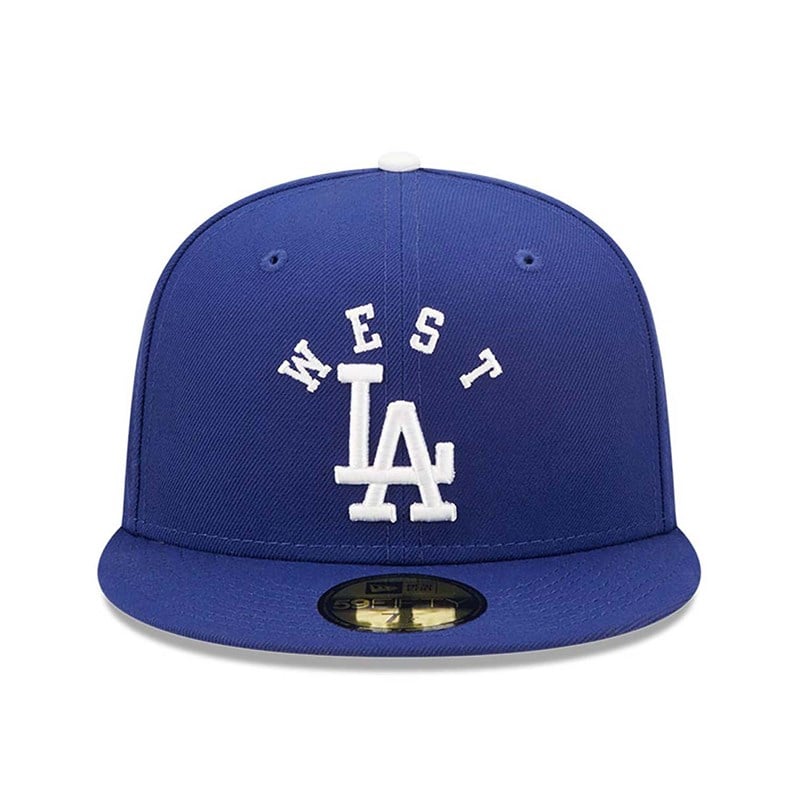 Blue New Era La Dodgers Team League Fitted Cap 59fifty | TGZU10938