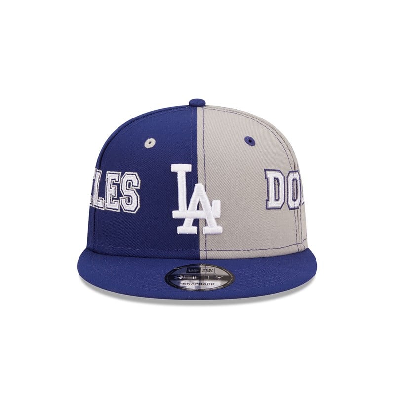 Blue New Era La Dodgers Teamsplit Cap 9fifty | HBCU14057