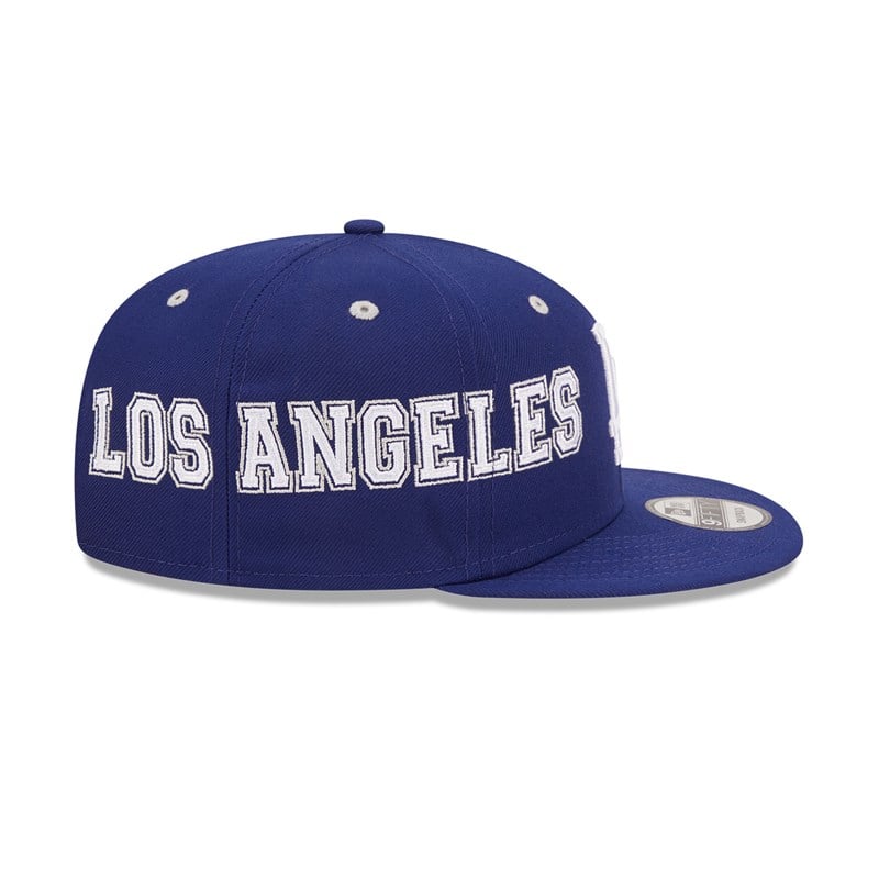 Blue New Era La Dodgers Teamsplit Cap 9fifty | HBCU14057