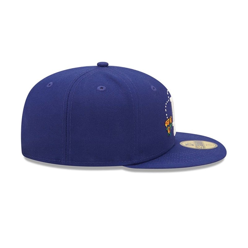 Blue New Era La Dodgers Watercolour Floral Cap 59fifty | COZJ07145