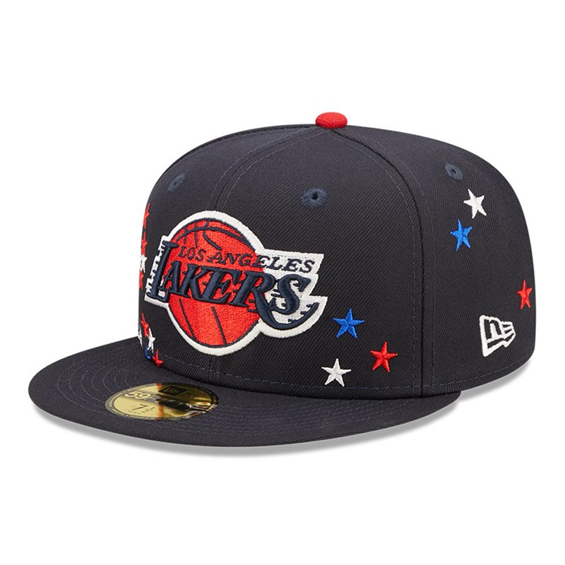 Blue New Era La Lakers NBA Americana Fitted Cap 59fifty | OVWG04351