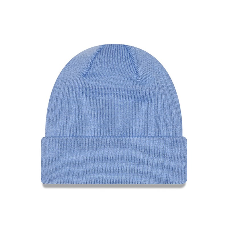 Blue New Era Manchester United Seasonal Pastle Beanie Hat Knit | GCWL63147