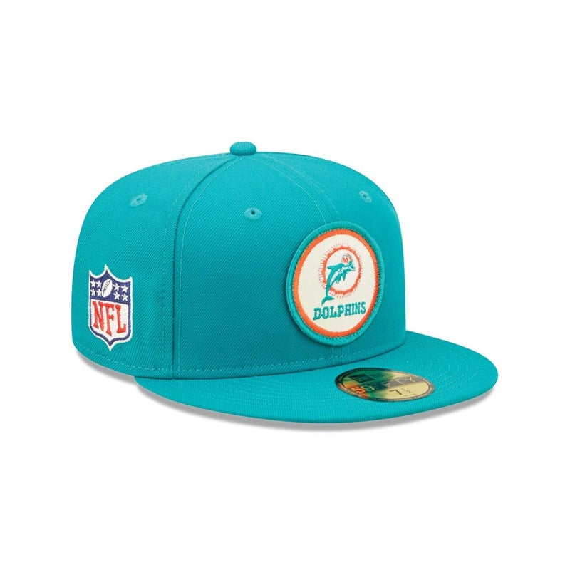 Blue New Era Miami Dolphins NFL Sideline 2022 Cap 59fifty | GYSN21687