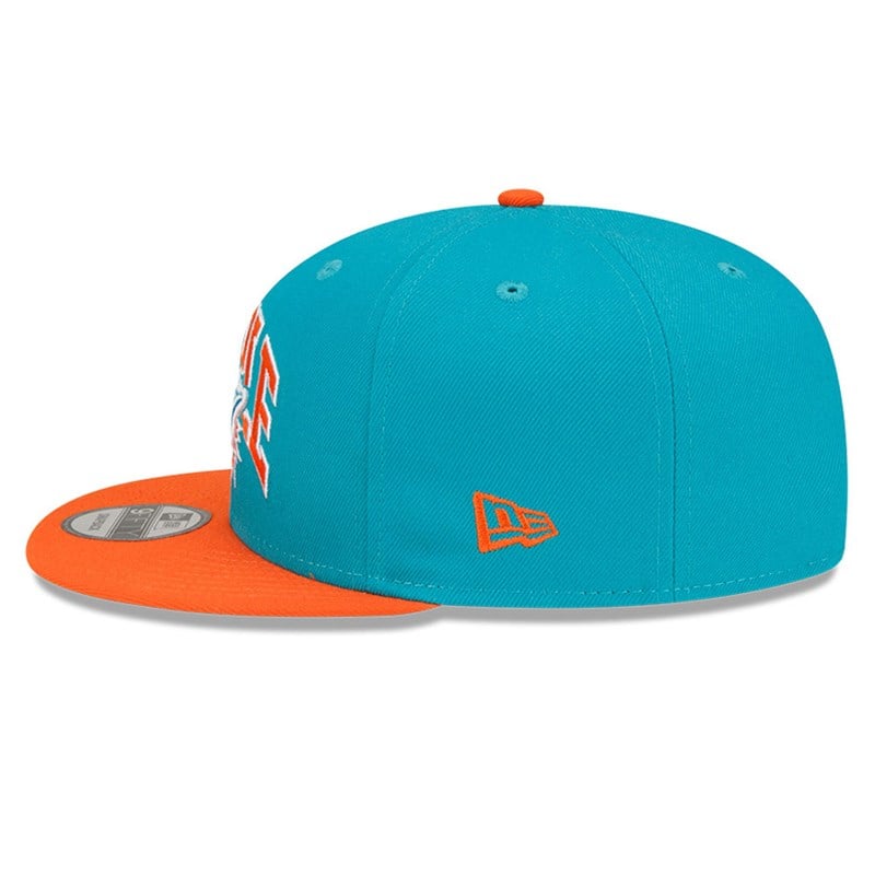 Blue New Era Miami Dolphins X Staple Cap 9fifty | CLQV19602