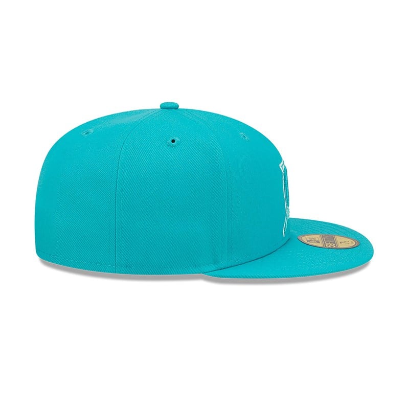 Blue New Era Miami Marlins Monocamo Fitted Cap 59fifty | GYJD92375