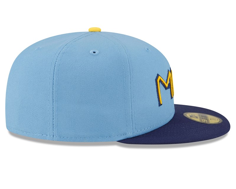 Blue New Era Milwaukee Brewers MLB City Connect Cap 59fifty | PWRG74916