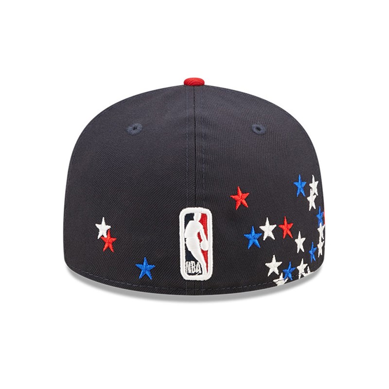 Blue New Era Milwaukee Bucks NBA Americana Fitted Cap 59fifty | EBZY08261