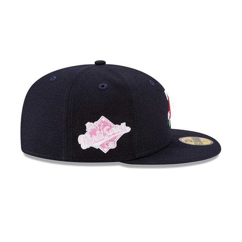 Blue New Era Minnesota Twins Side Patch Bloom Fitted Cap 59fifty | OMXH64102