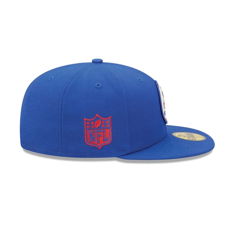 Blue New Era New England Patriots NFL Sideline 2022 Fitted Cap 59fifty | GZVM56027