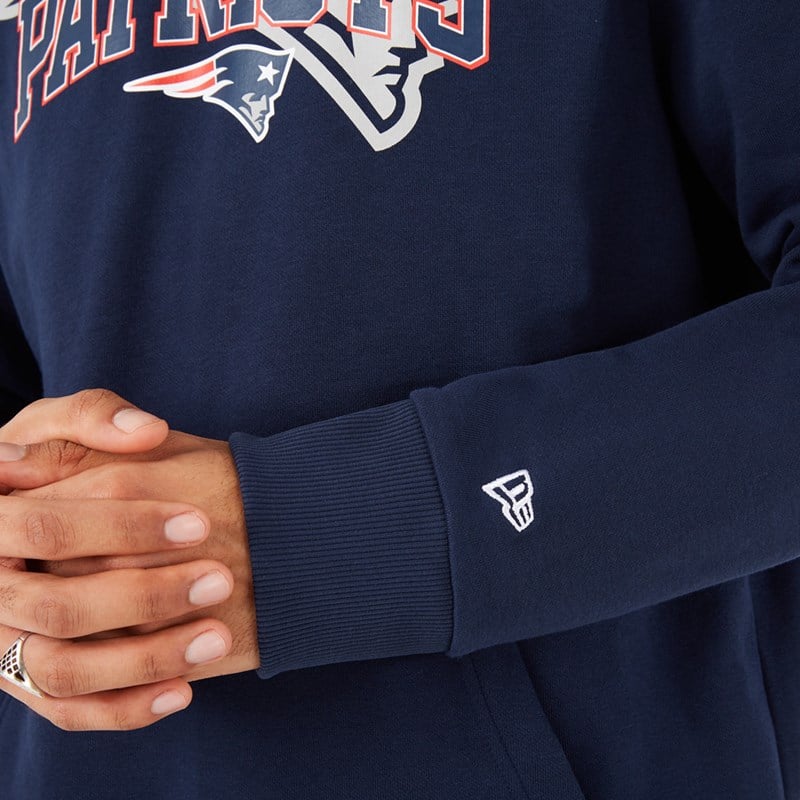 Blue New Era New England Patriots NFL Team Logo Hoodie | VLCX20463