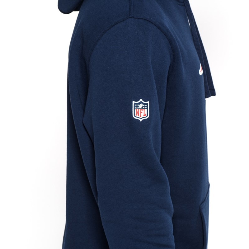 Blue New Era New England Patriots Team Logo Hoodie | JSVQ91765